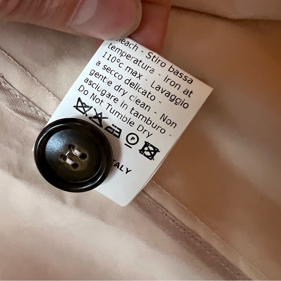 Goop G Label Pink Cotton Belted Trench Coat - Picture 7 of 11